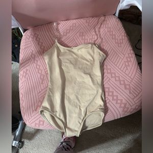 Capezio girl beige leotard size 10-12